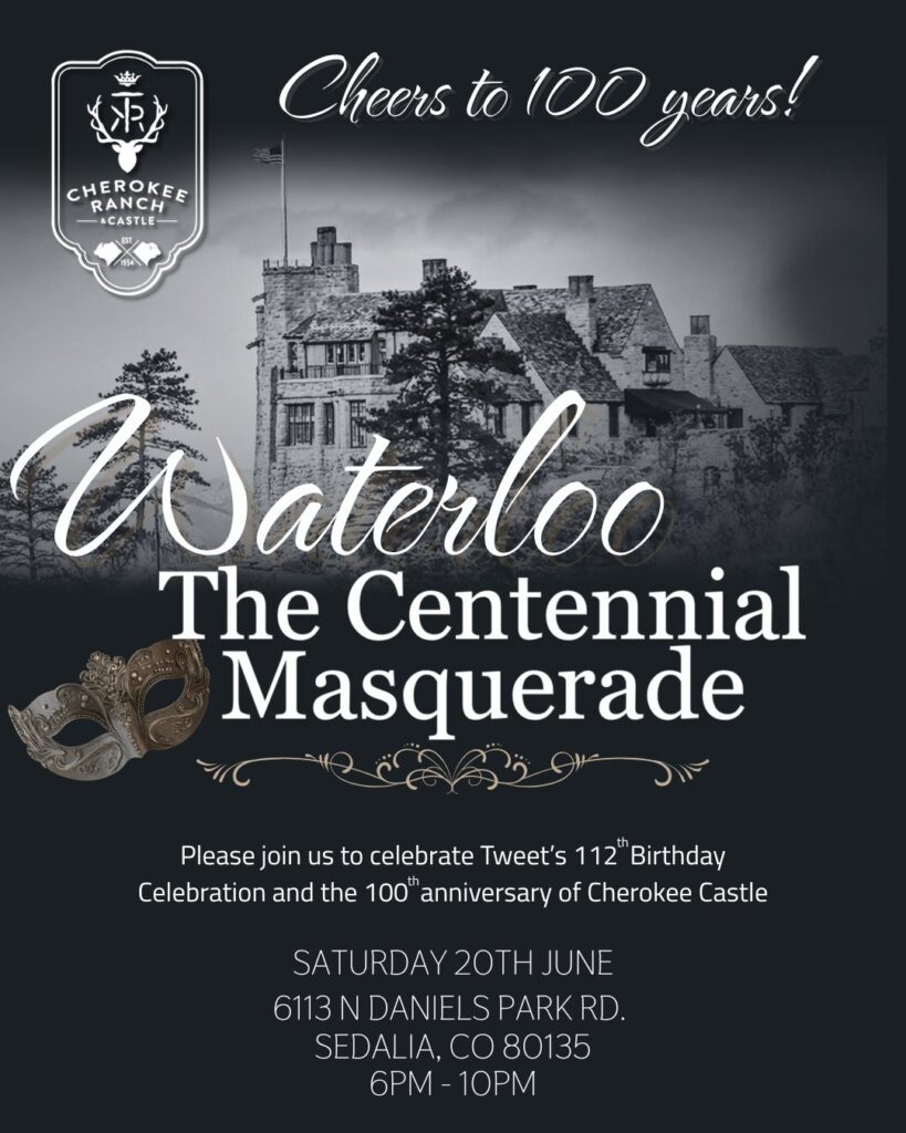 Invitation to Waterloo Event at Cherokee Castle